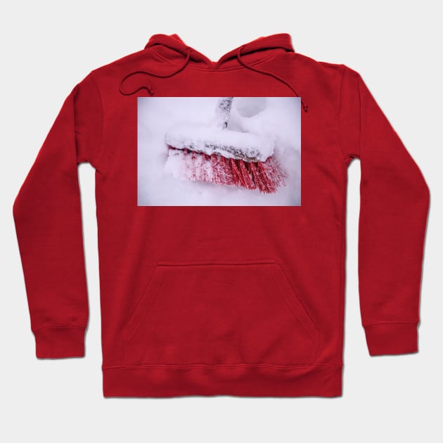 Red broom Hoodie by Memories4you